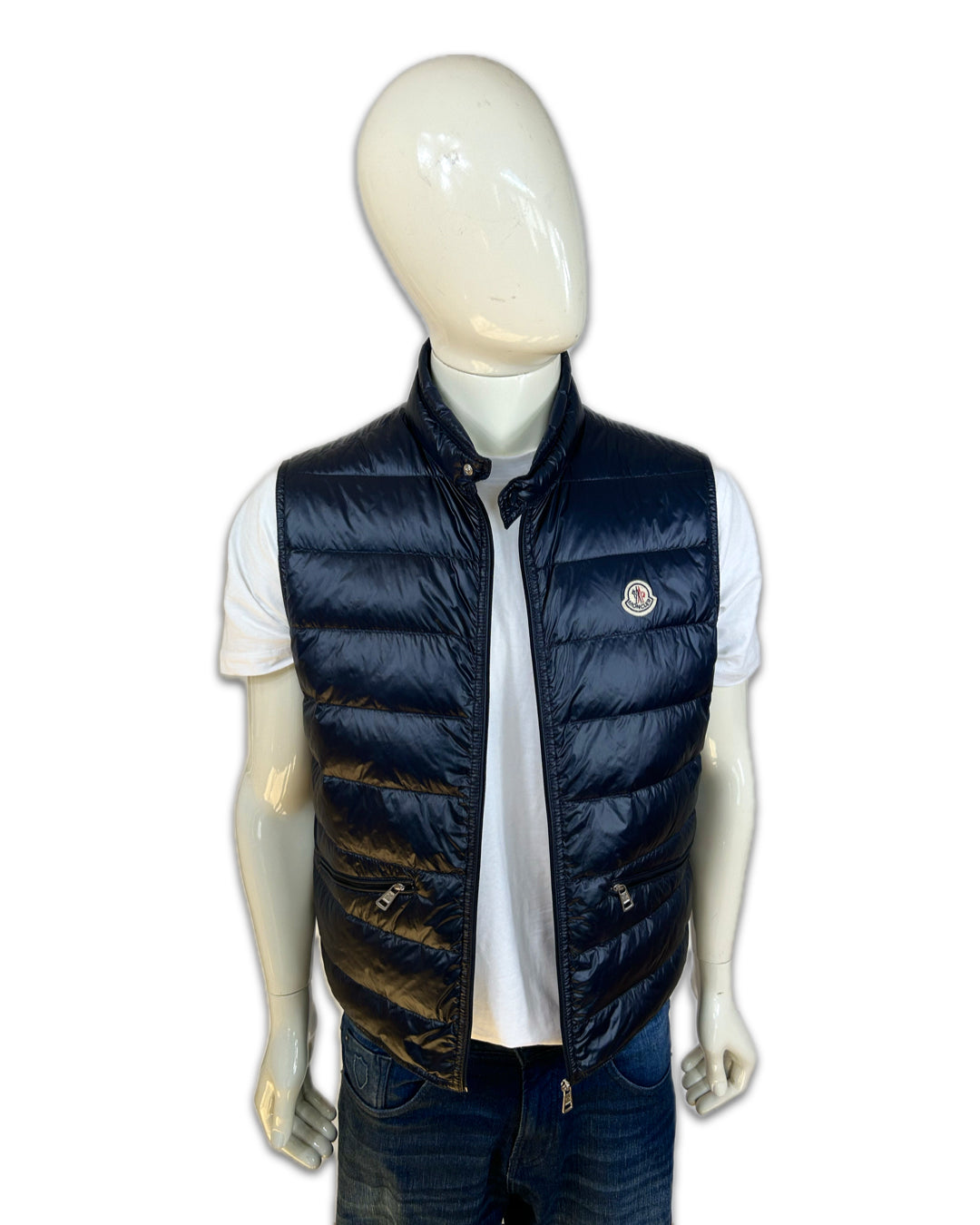 Moncler Navy Gui Gilet - 3 / M