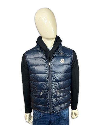 Moncler Navy Gui Gilet - 3 / M