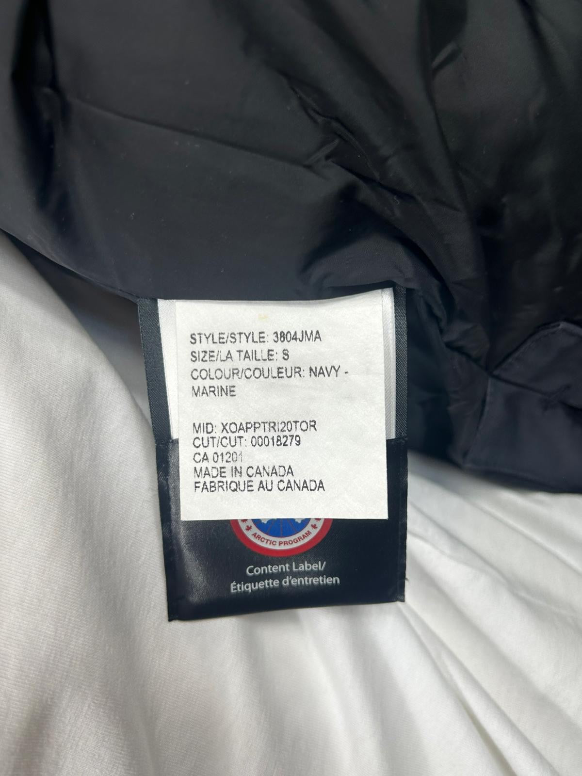 Canada Goose Macmillan Navy - Size Small