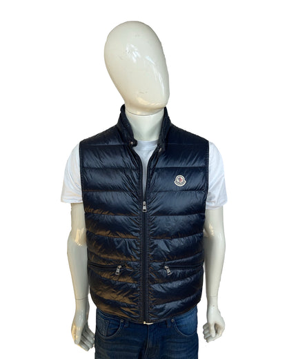 Moncler Navy Gui Gilet - 3 / M