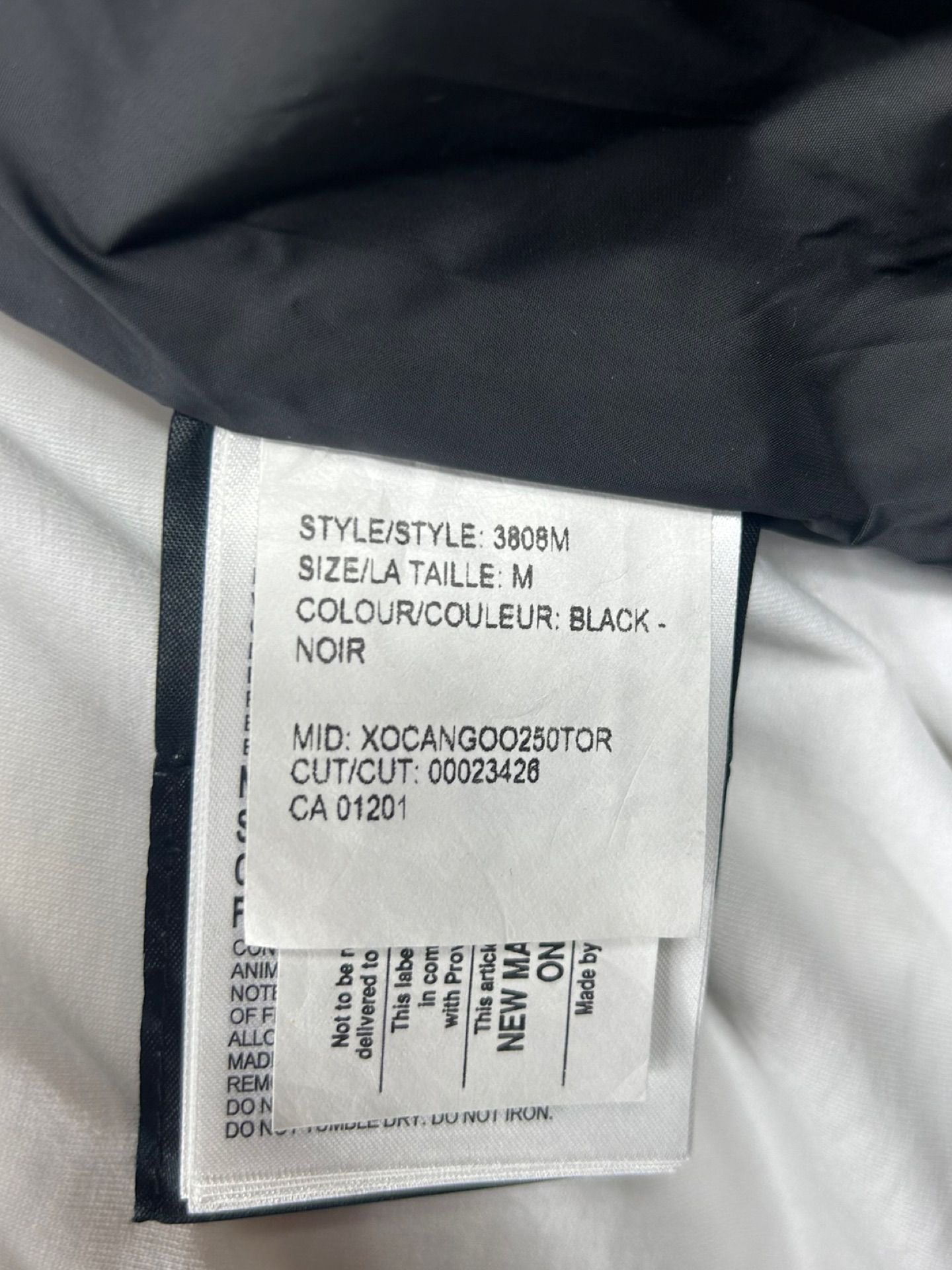 Canada goose wyndham black - medium