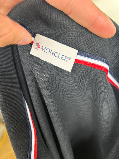 Moncler Black Long sleeve Polo Shirt - M