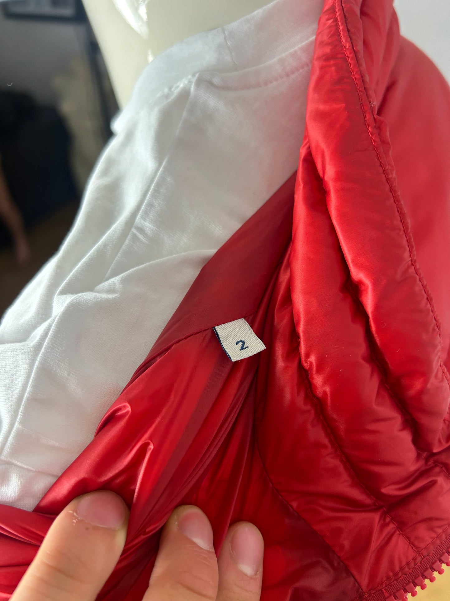 Moncler Red Lambot Guibbotto Jacket - 2 / M