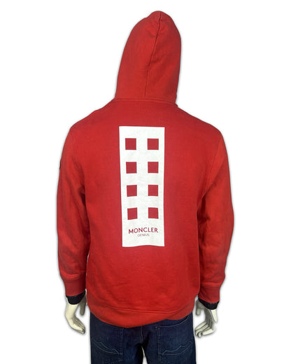 Moncler x Palm Angels Red Hoodie - M