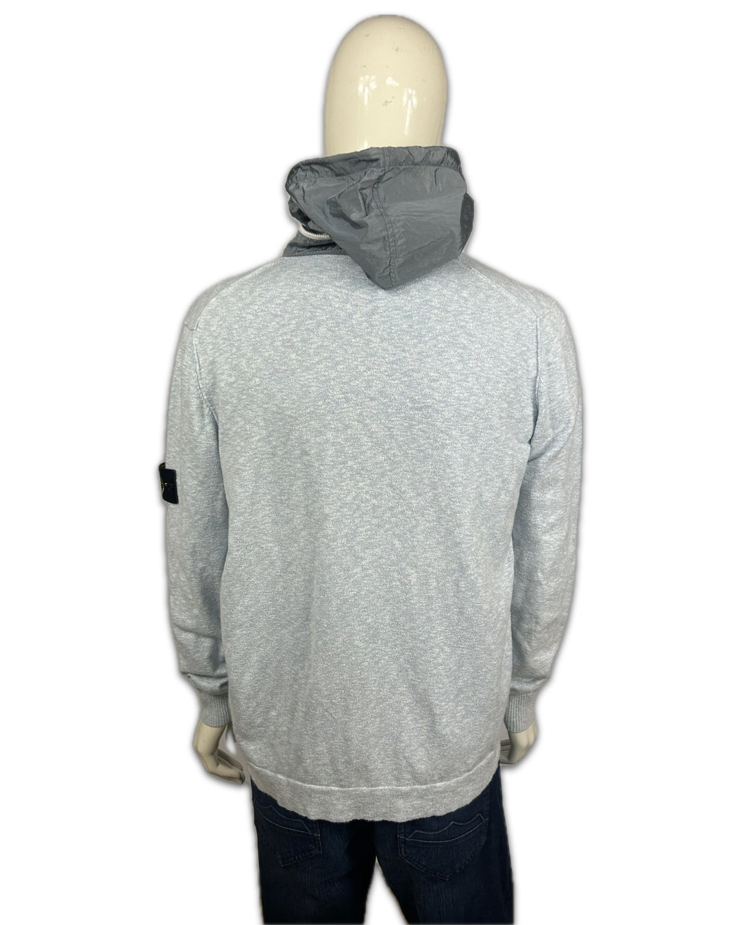 Stone Island Grey Zip up Hoodie - XXL Slim Fit