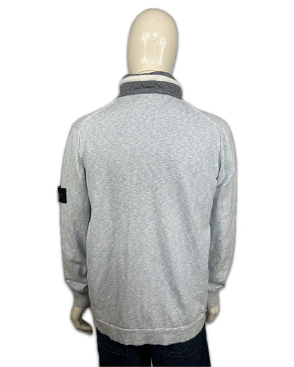 Stone Island Grey Zip up Hoodie - XXL Slim Fit