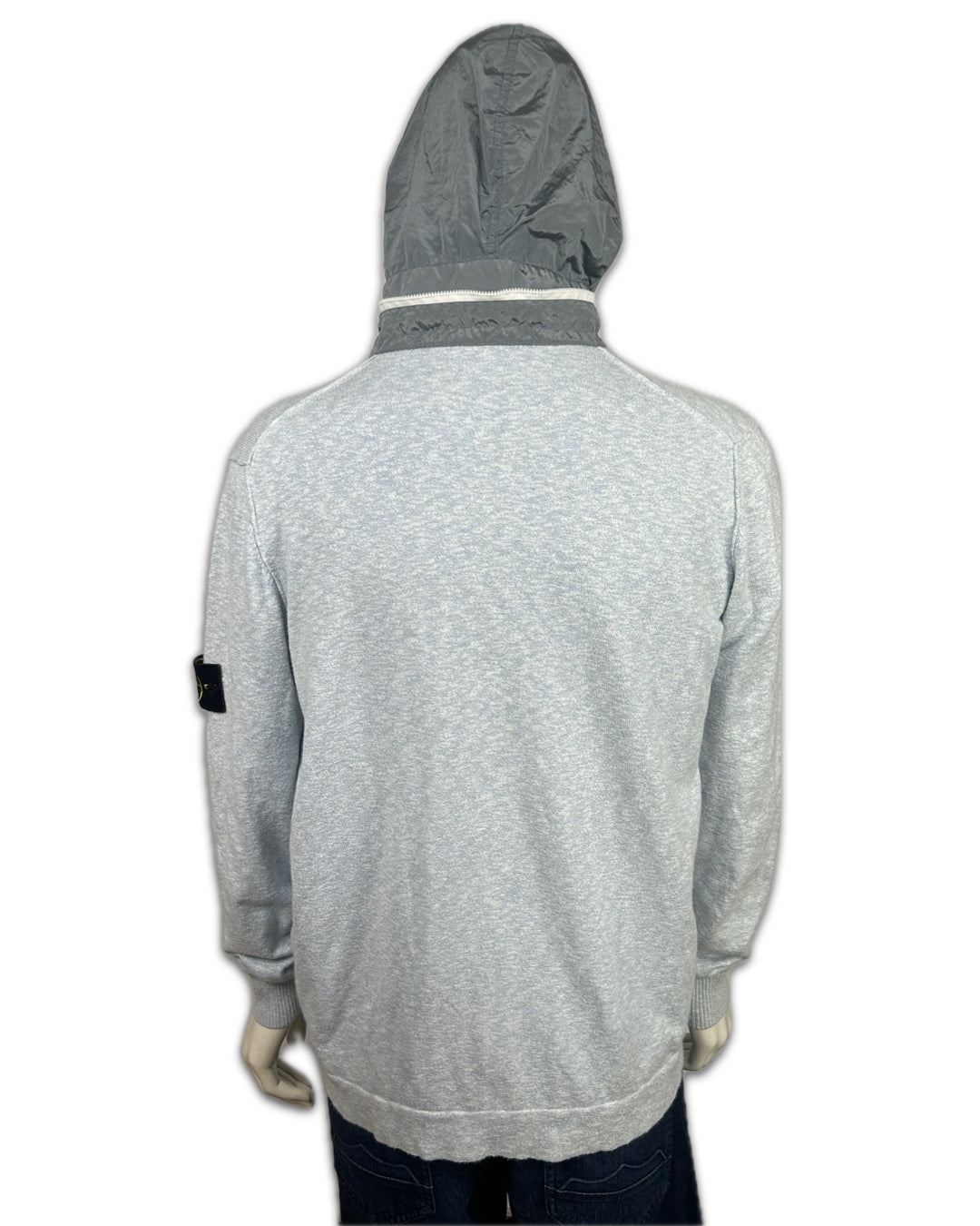 Stone Island Grey Zip up Hoodie - XXL Slim Fit